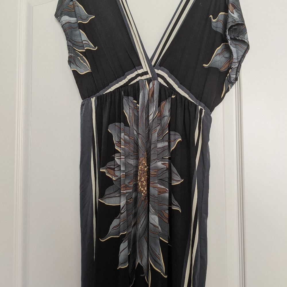 Black and grey shirt sundress